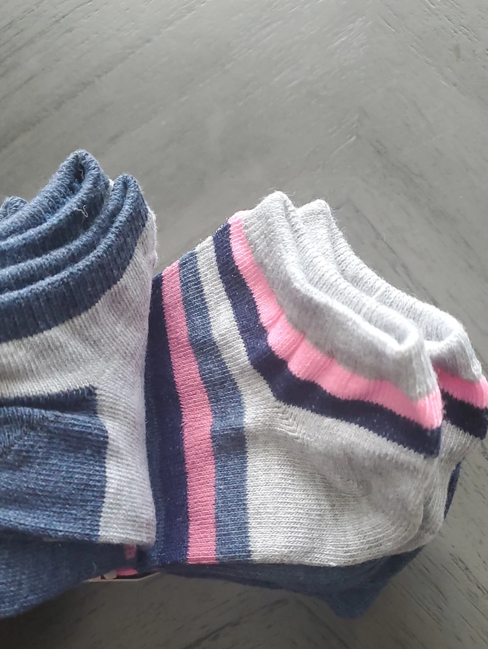 Women Low Cut Socks - Navy Blue Polka Dot (6-Pack)